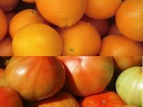 Caja Mixta 19kg de Naranja Mesa (14kg) + Tomate Valenciano (5kg)✔