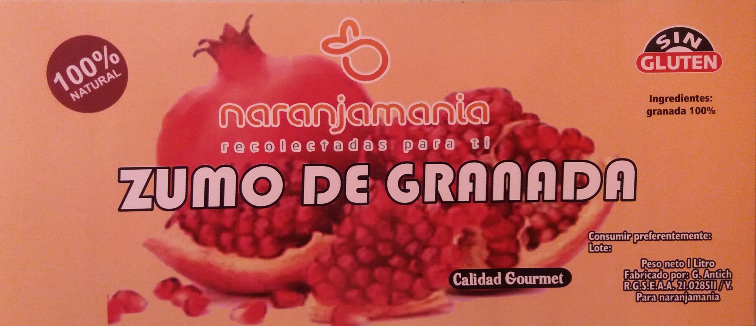 Zumo de granada 750ml ✔-894